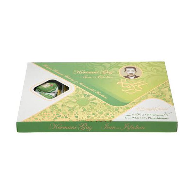 گز کرمانی سبز (۱۸٪مغز پسته)