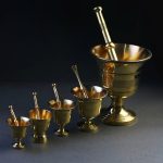 هوونگ زعفران ساب پایه دار ( برنجی )