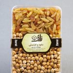 بسته بندی شفاف نخود و کشمش دو آتیشه شور سوغات زارعی